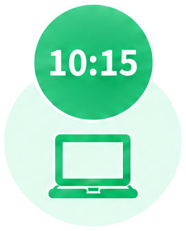 10:15 午前の作業・学習